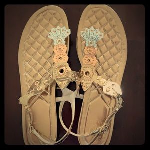 Cole Haan Rose Gold Pinch Lobster Sandal